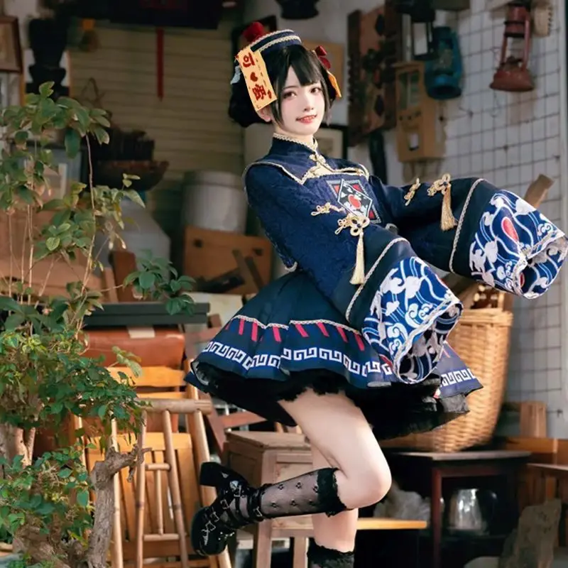 Anime Cosplay In Chinese - Lolita Chinese Style Sweet Dress Cute
