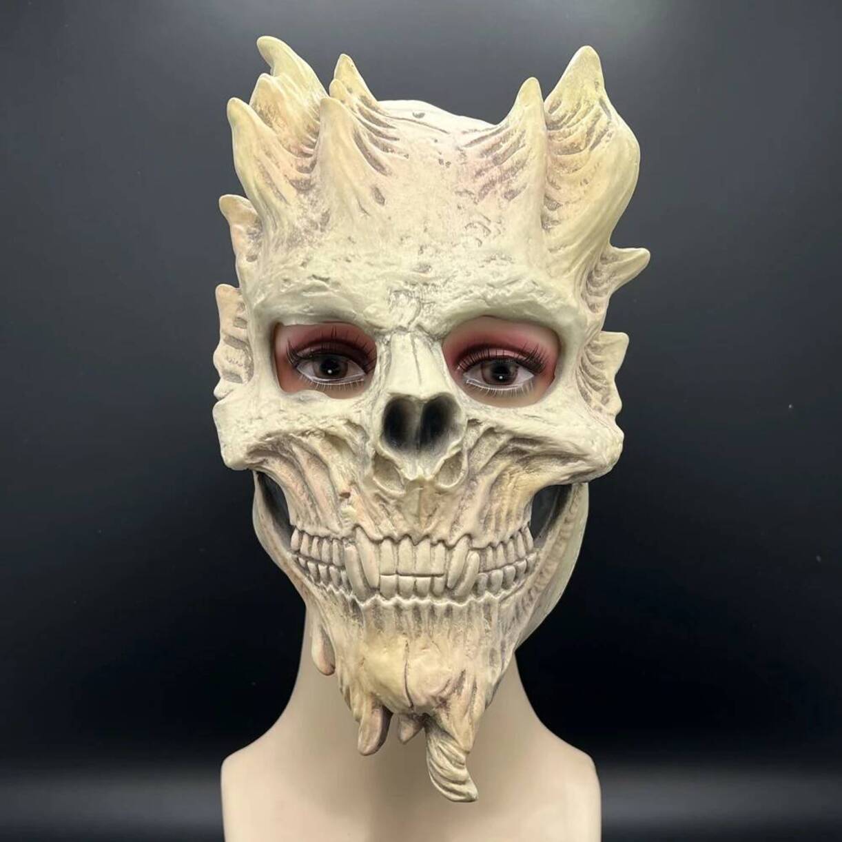 Anime Cosplay With Mask - Creative Death Demon Skull Horror Halloween