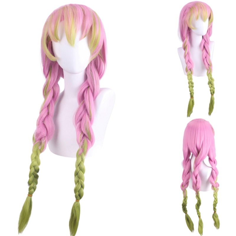 Cosplay Anime Zenitsu - 1:1 Halloween Demon Slayer Cosplay wig