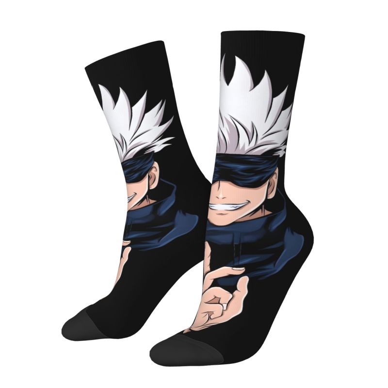 Anime Cosplay Shop - Custom Cute Printed S-Satorues G-Gojoes Socks