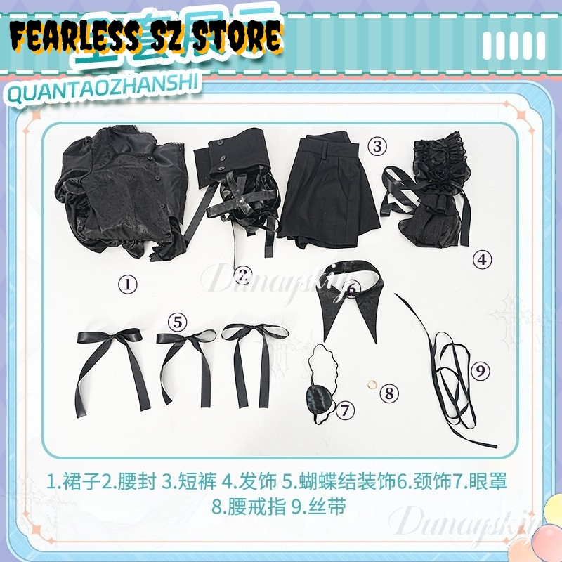 Girl Gothic Dress Halloween Ca - Anime Cosplay Black Girl 评论和价格