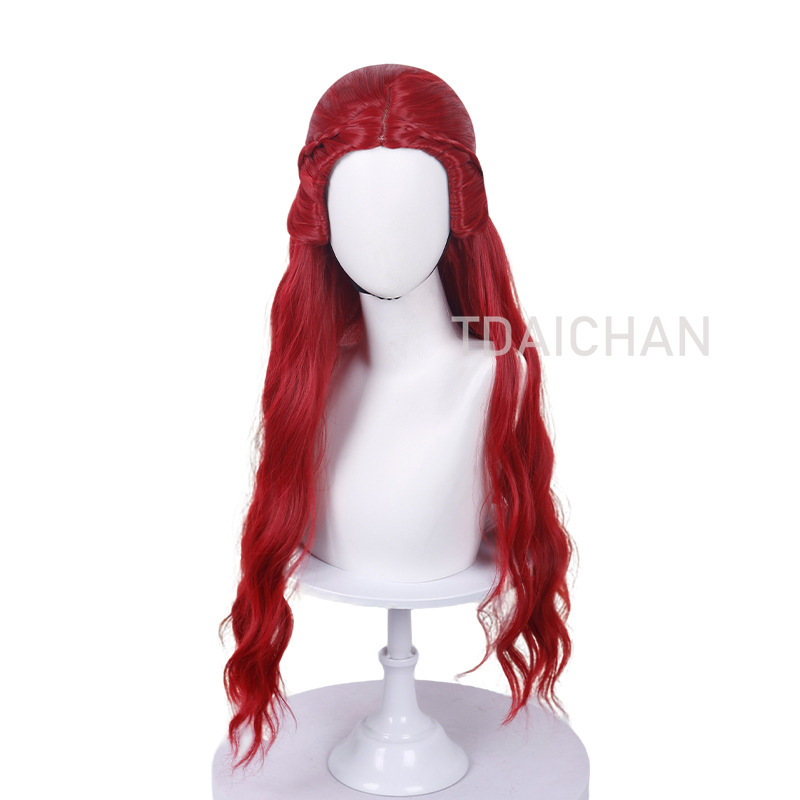 Curly Cosplay Wig Red princess - Anime Cosplay With Red Hair 评论和价格