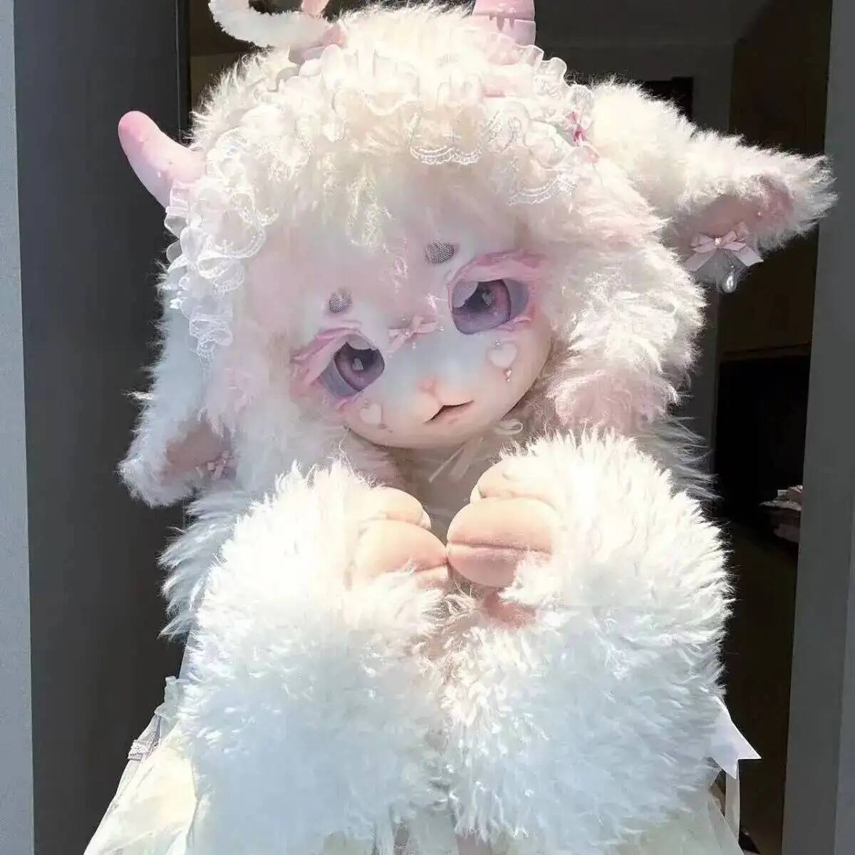 Handmade Kig Fursuit Head Cute - Anime Cosplay With Mask 评论和价格