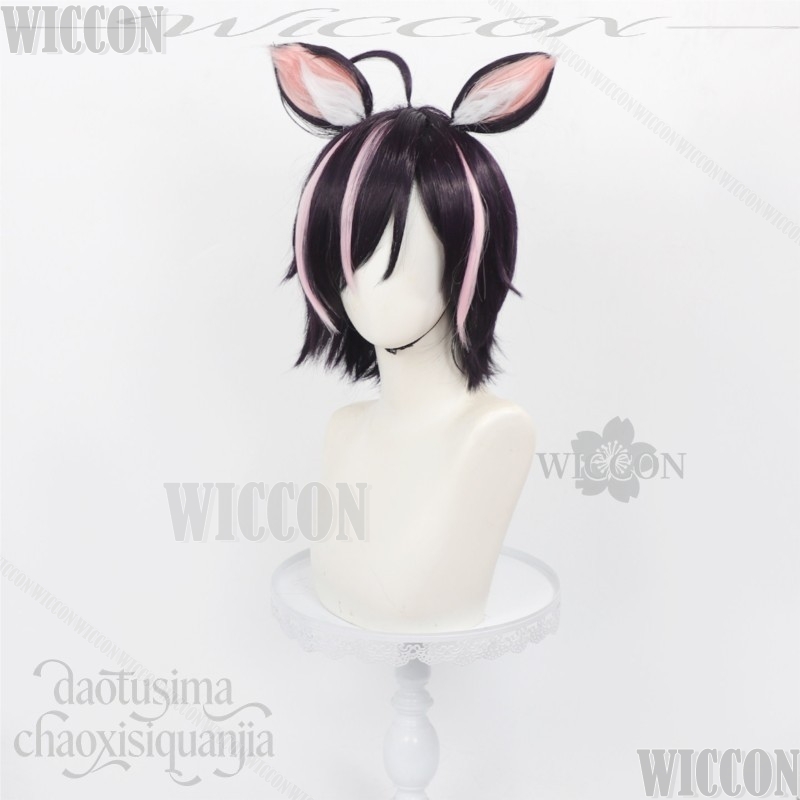 Chainsmoker Cat Cosplay Hameko - Cosplay Anime Black Hair 评论和价格