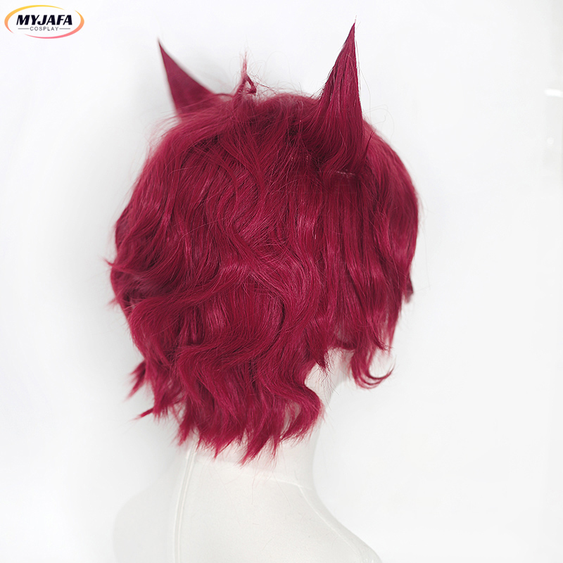 Sett Cosplay Wig Game LOL Hear - Anime Cosplay With Red Hair 评论和价格