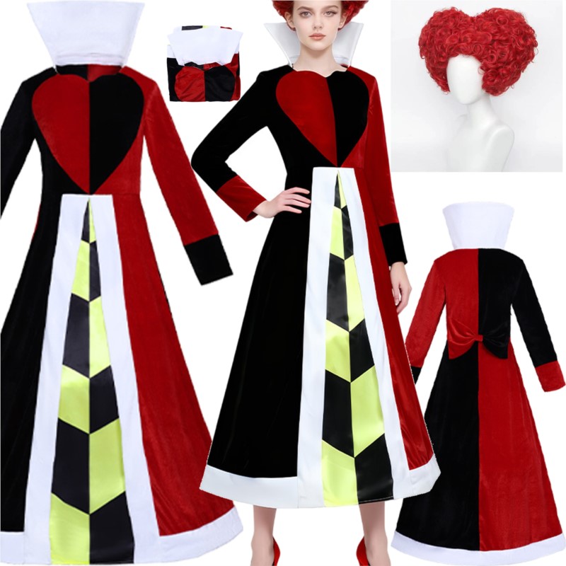 Queen Anime Red Heart Movie Co - Anime Cosplay With Red Hair 评论和价格