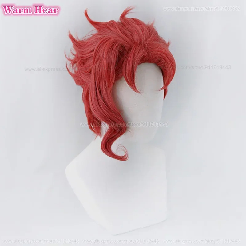Noriaki Kakyoin Synthetic Unis - Anime Cosplay With Red Hair 评论和价格