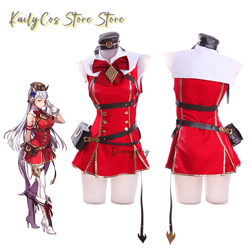 Gold Ship Cosplay Costume Wig  - Anime Cosplay With Red Hair 评论和价格