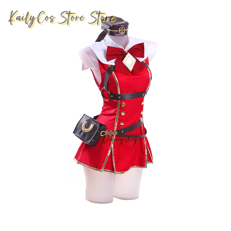 Gold Ship Cosplay Costume Wig  - Anime Cosplay With Red Hair 评论和价格