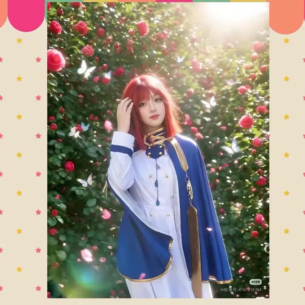 Shirayuki Cosplay Costumes Ani - Anime Cosplay With Red Hair 评论和价格