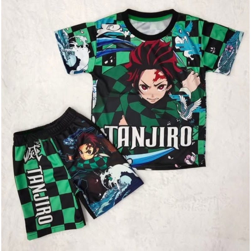 Demon Slayer Kids T-shirt Shor - Cosplay Anime Zenitsu 评论和价格