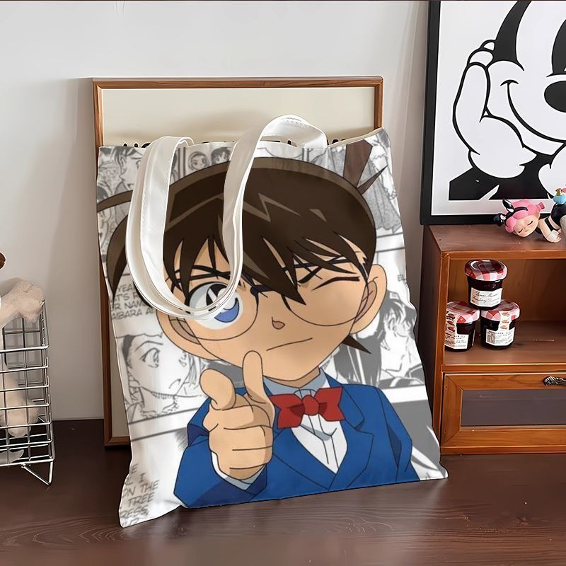 Cute Conan Anime Canvas Bag La - Anime Cosplay Shop 评论和价格
