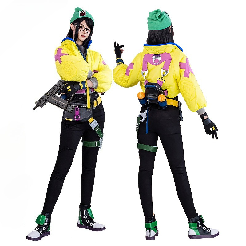 Valorant Killjoy Cosplay Costu - Anime Cosplay Glasses 评论和价格