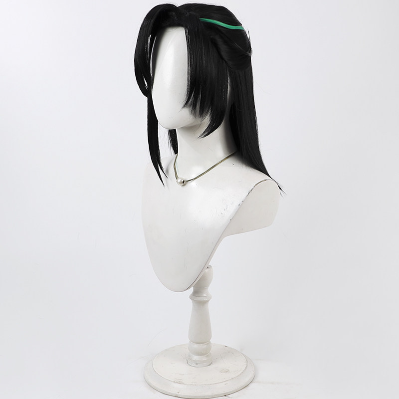 Sasanuki Cosplay Wig Touken Ra - Cosplay Anime Black Hair 评论和价格