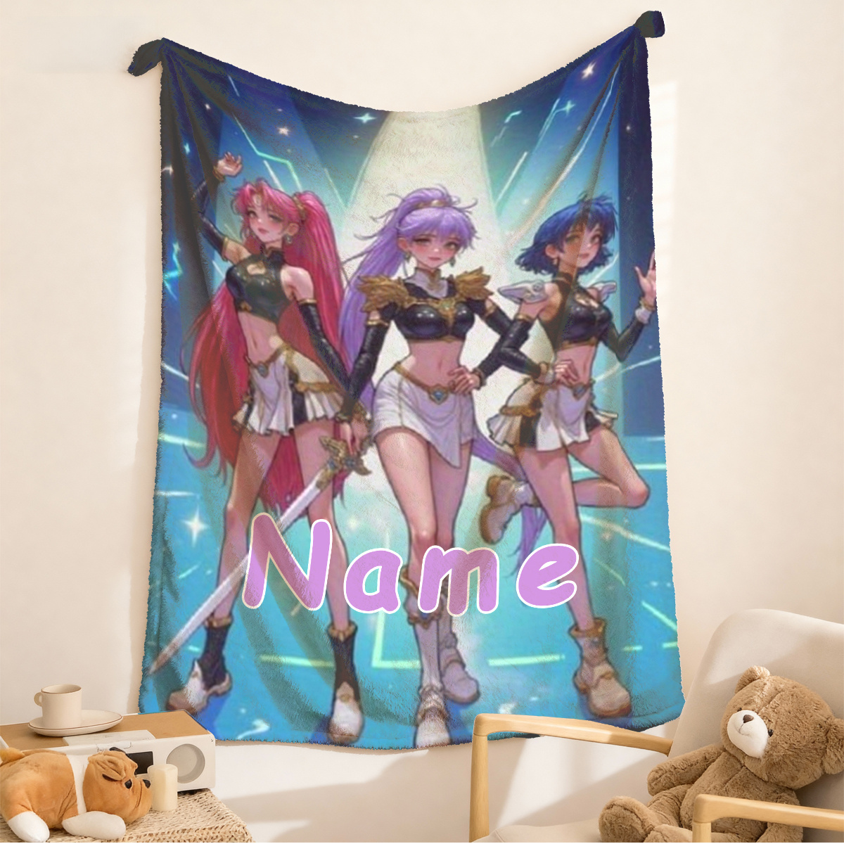 Personalized Anime Girls Blank - Anime Cosplay Girl Name 评论和价格