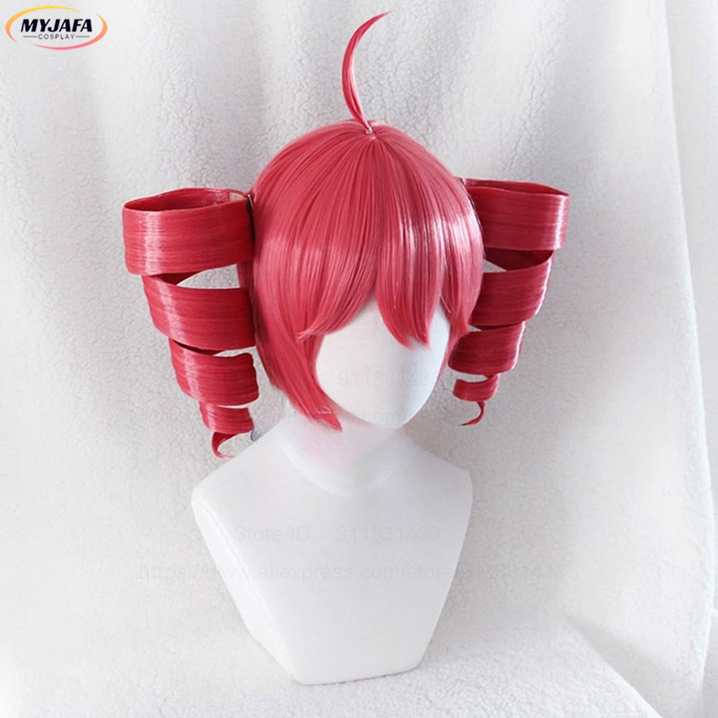 Anime Kasane Teto Cosplay Wig  - Anime Cosplay With Red Hair 评论和价格