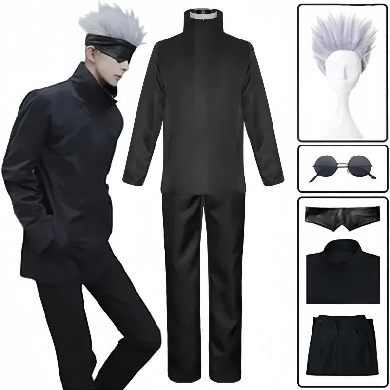 Anime Jujutsu Satoru Gojo Cosp - Anime Cosplay Glasses 评论和价格