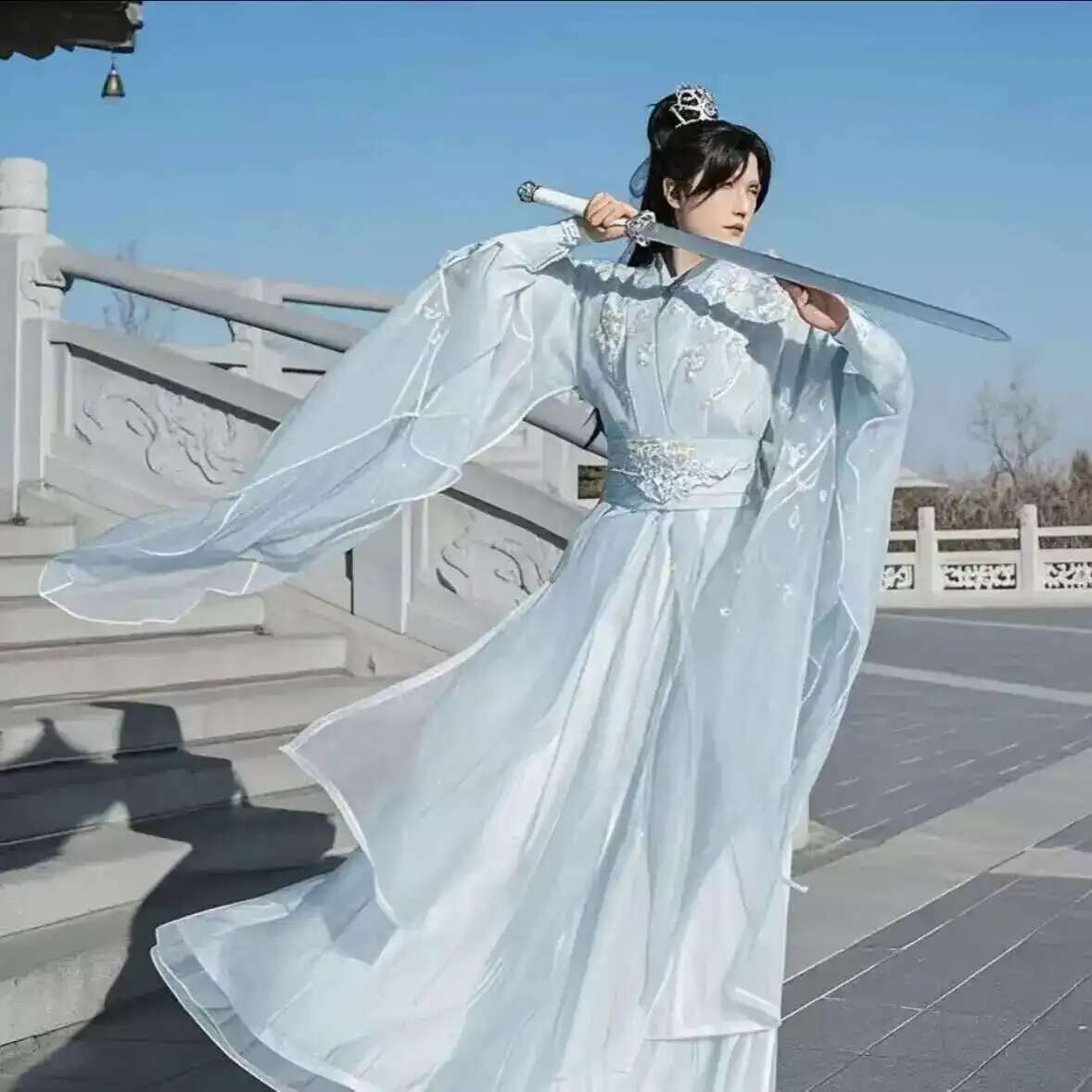 Large Size 3XL Hanfu Men Chine - Anime Cosplay In Chinese 评论和价格